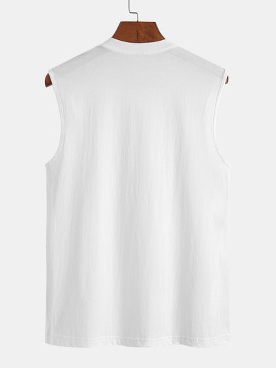Solid Color Cotton Tank Top