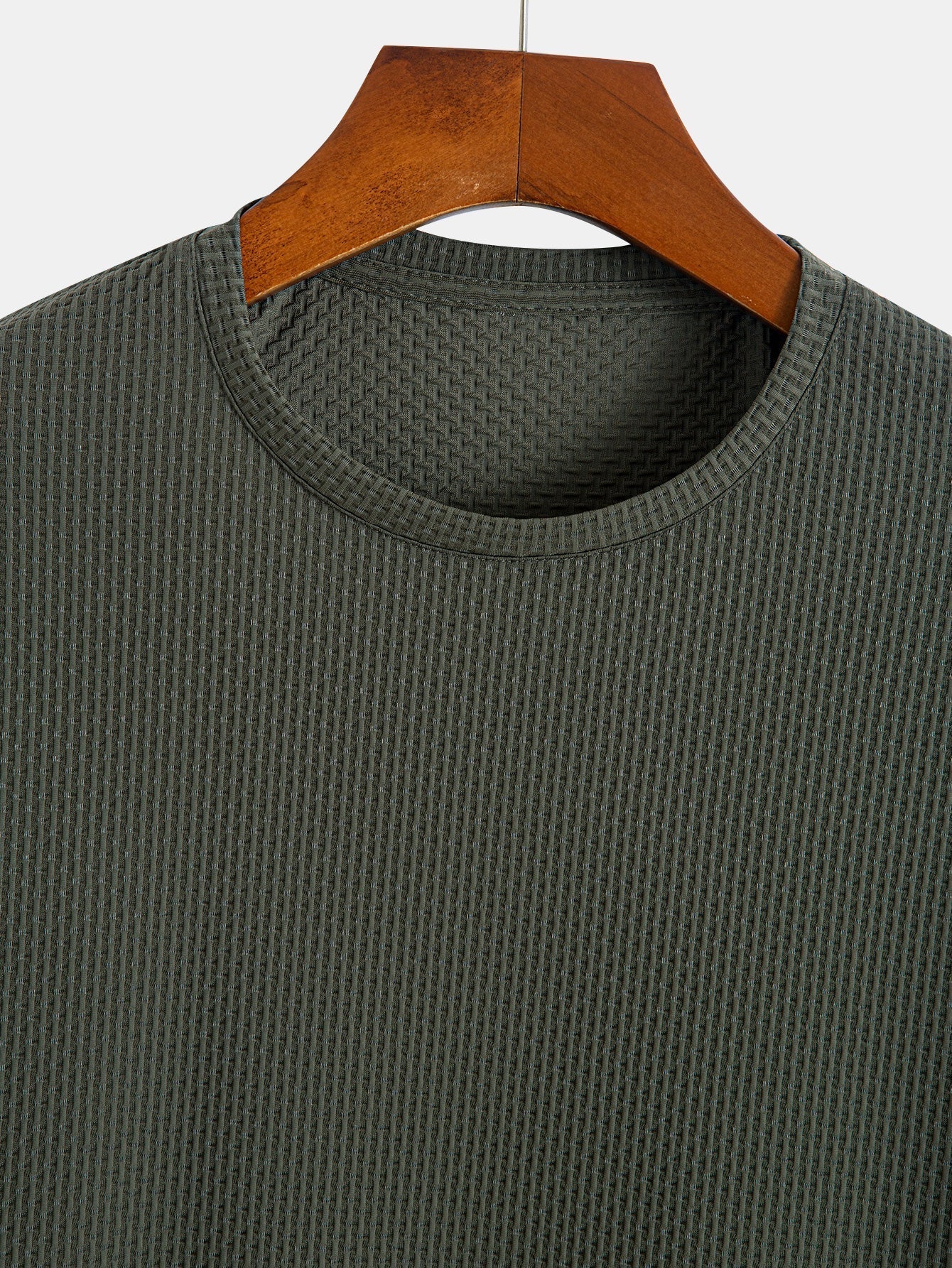 Solid Textured T-Shirt