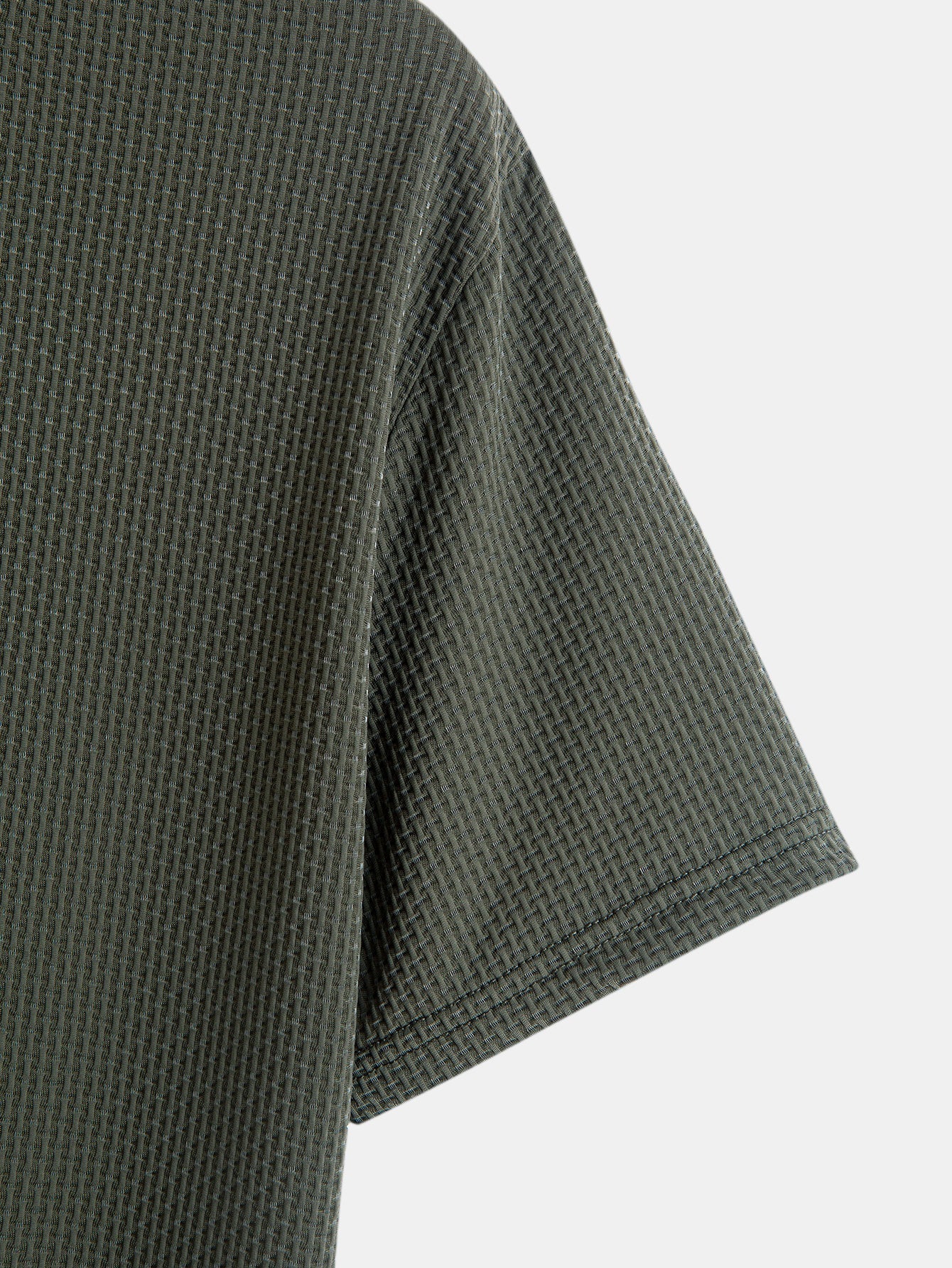 Solid Textured T-Shirt