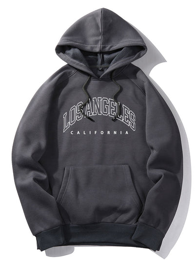 Los Angeles Letter Graphic Hoodies