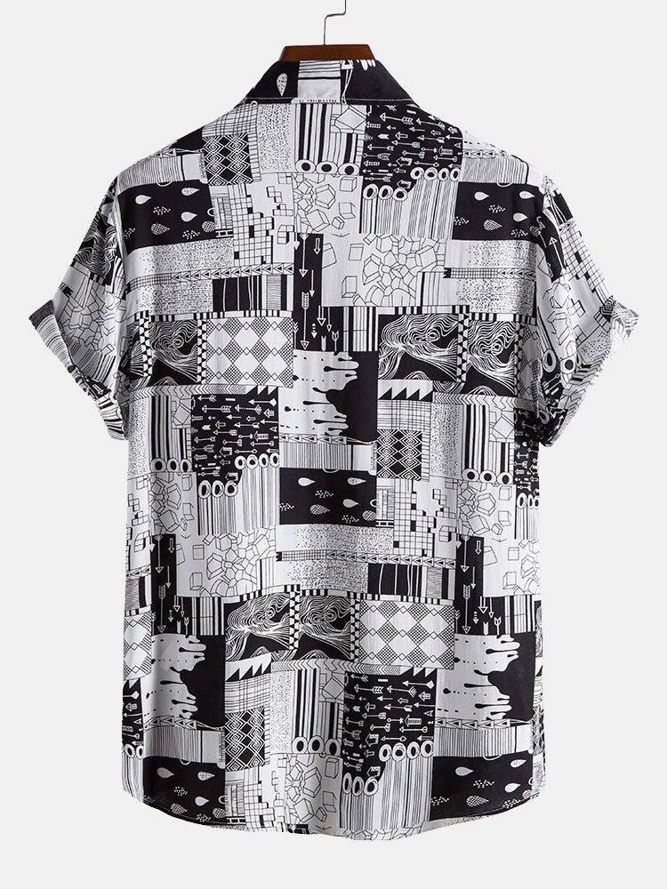 Geometry Print Shirt