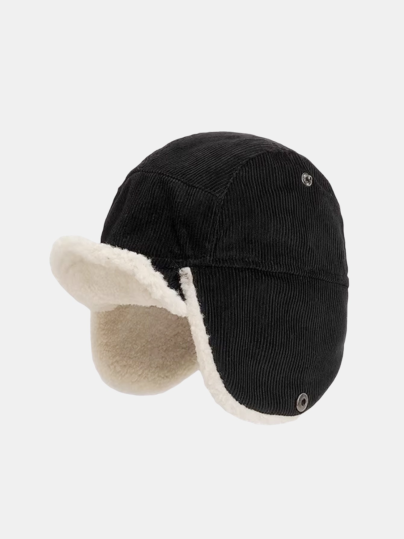 Retro Earflaps Corduroy Baseball Cap