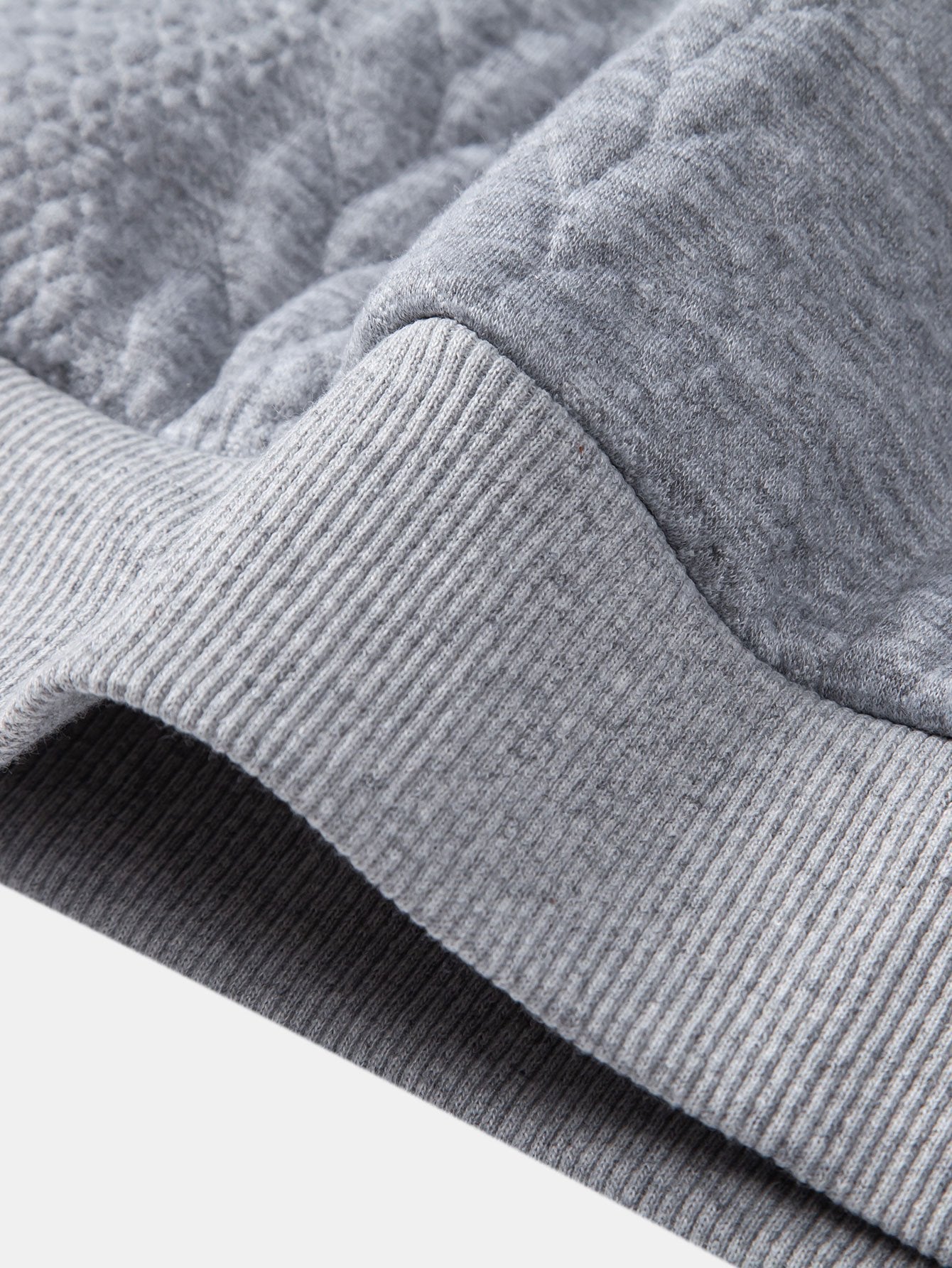 Relax Fit Wheat Jacquard Hoodie