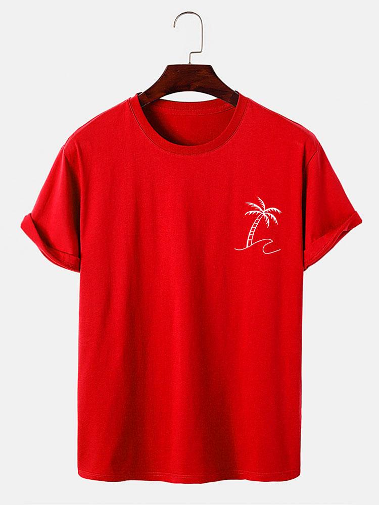 Palm Trees Print T-Shirt