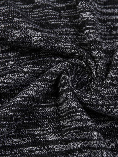 Slim Fit Knit Hooded Sweater