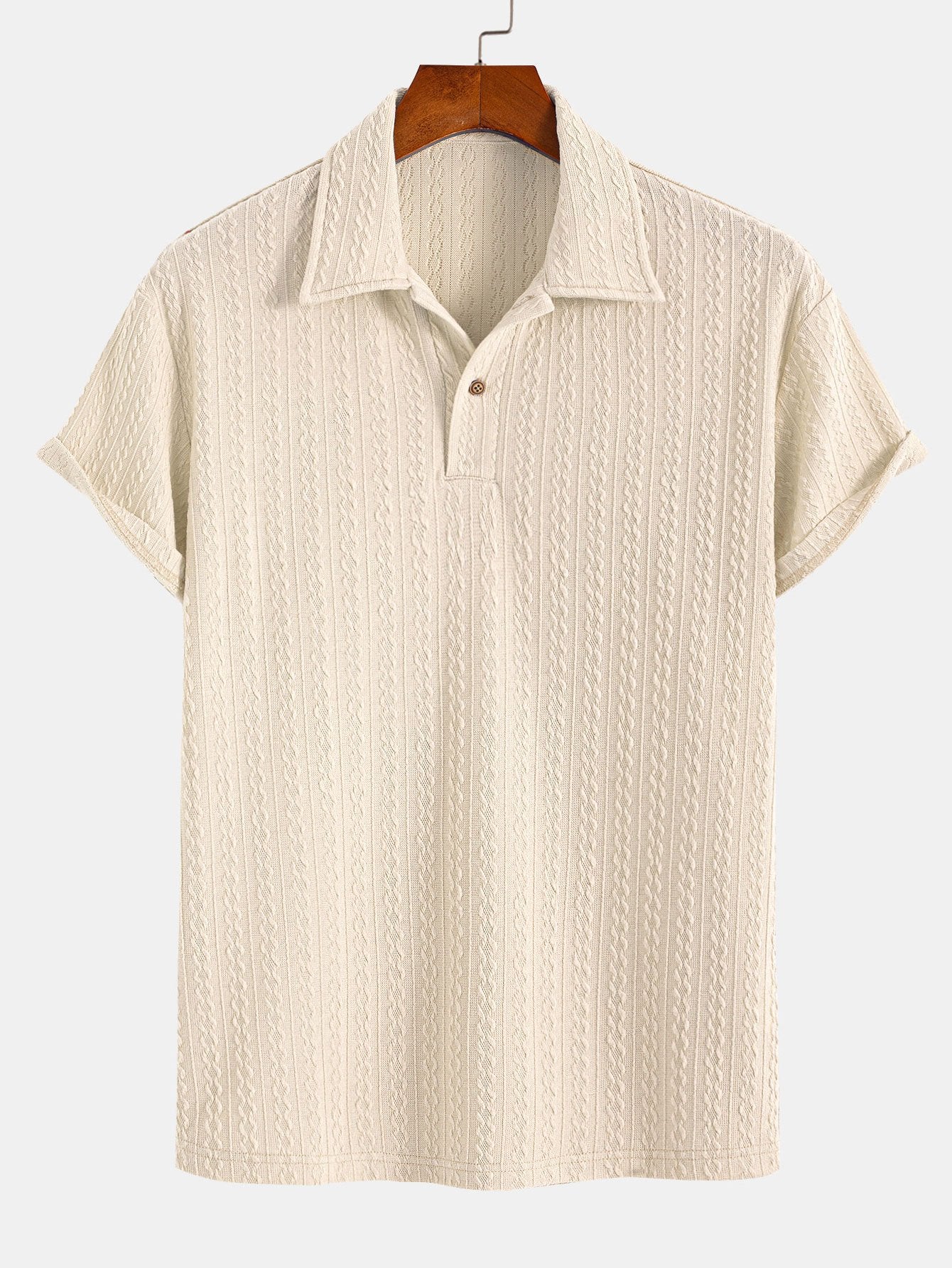 Textured Jacquard Polo