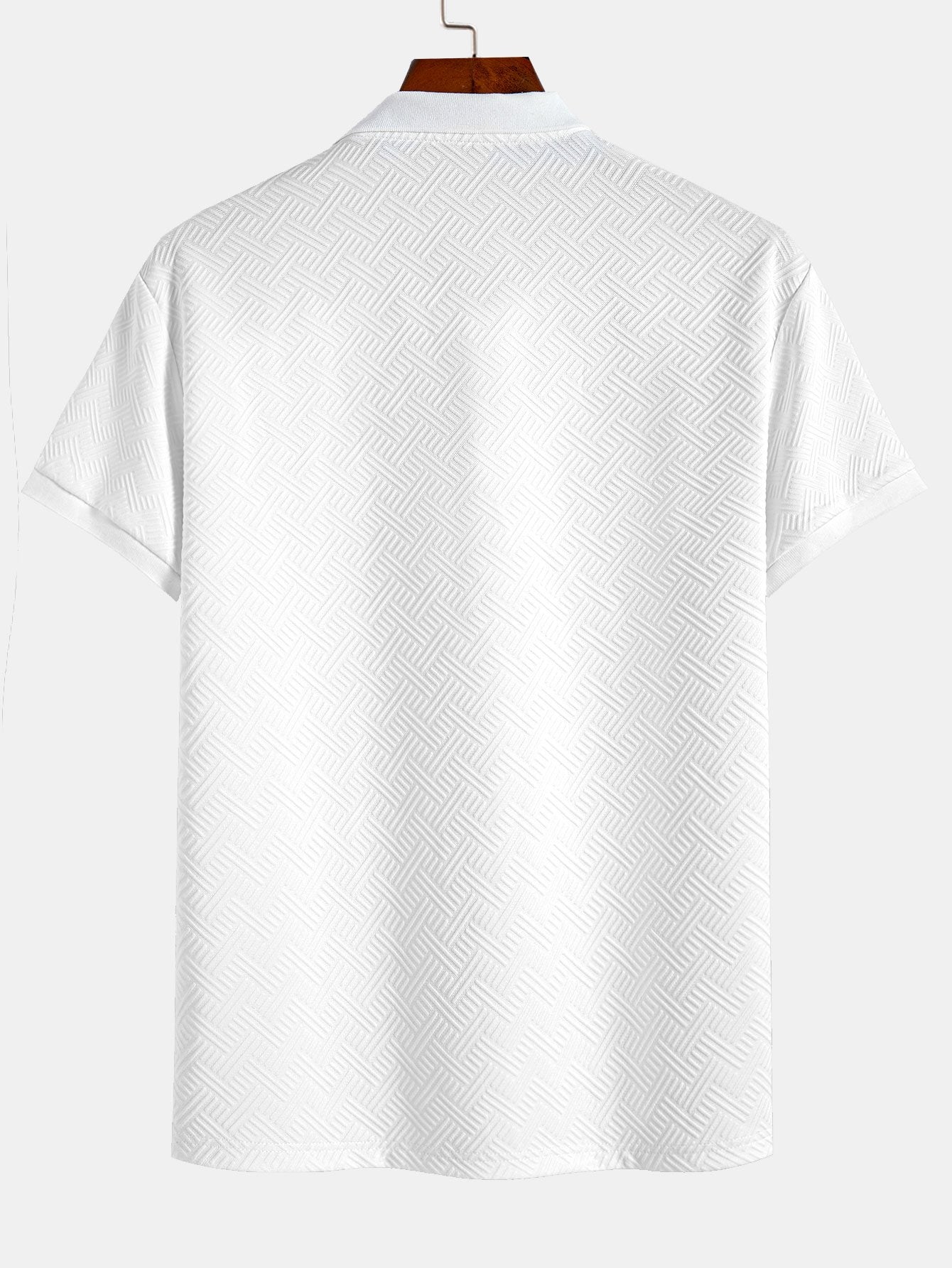 Striped Jacquard Polo