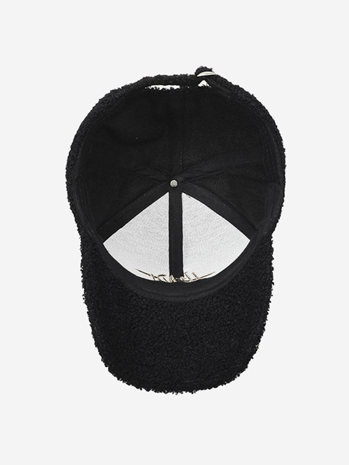 Heart Embroidery Teddy Plush Baseball Cap