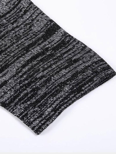 Slim Fit Knit Hooded Sweater