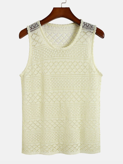 Knitted Textured Tank Top
