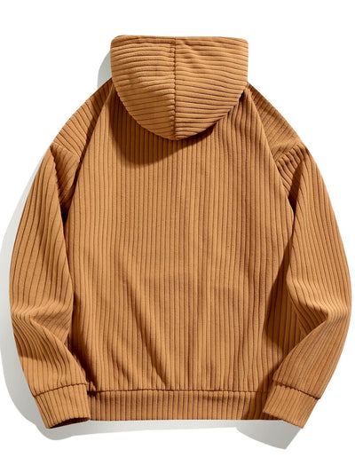 Relax Fit Corduroy Hoodie