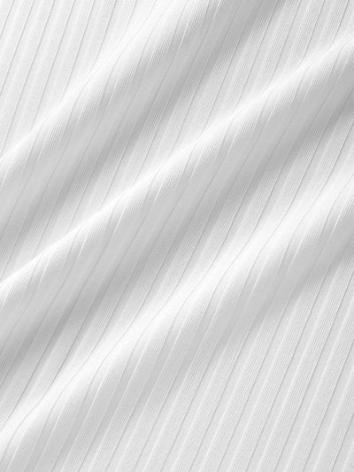 Basic Slim Fit Ribbed T-Shirt