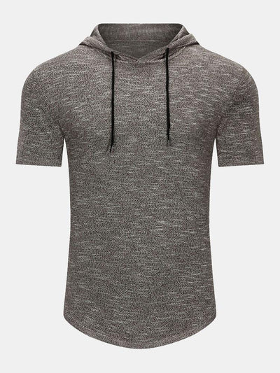 Slim Fit Knit Hooded Sweater