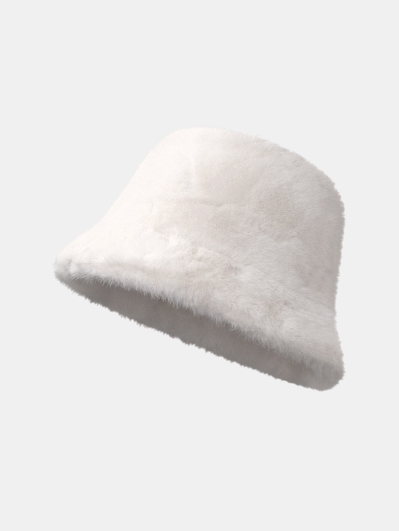 Winter Plush Warm Faux Fur Bucket Hat