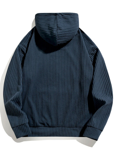 Relax Fit Corduroy Hoodie