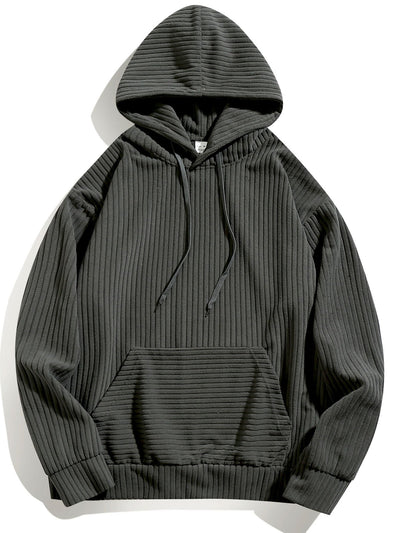 Relax Fit Corduroy Hoodie