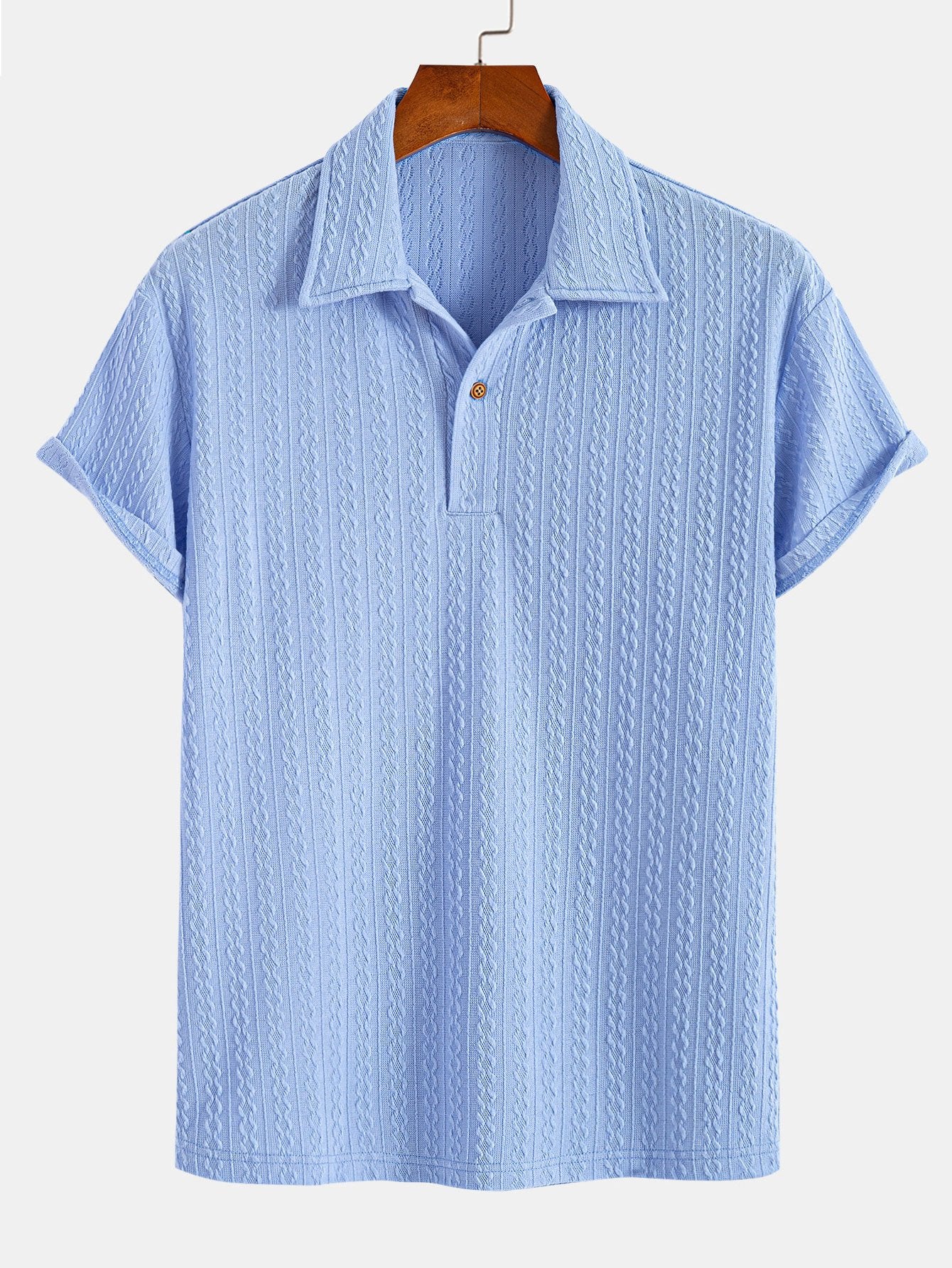 Textured Jacquard Polo