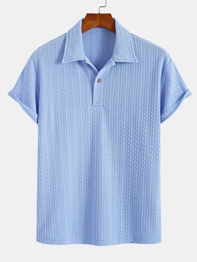 Textured Jacquard Polo