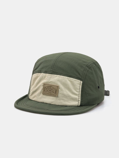 Retro Color Block Quick-Drying Baseball Cap