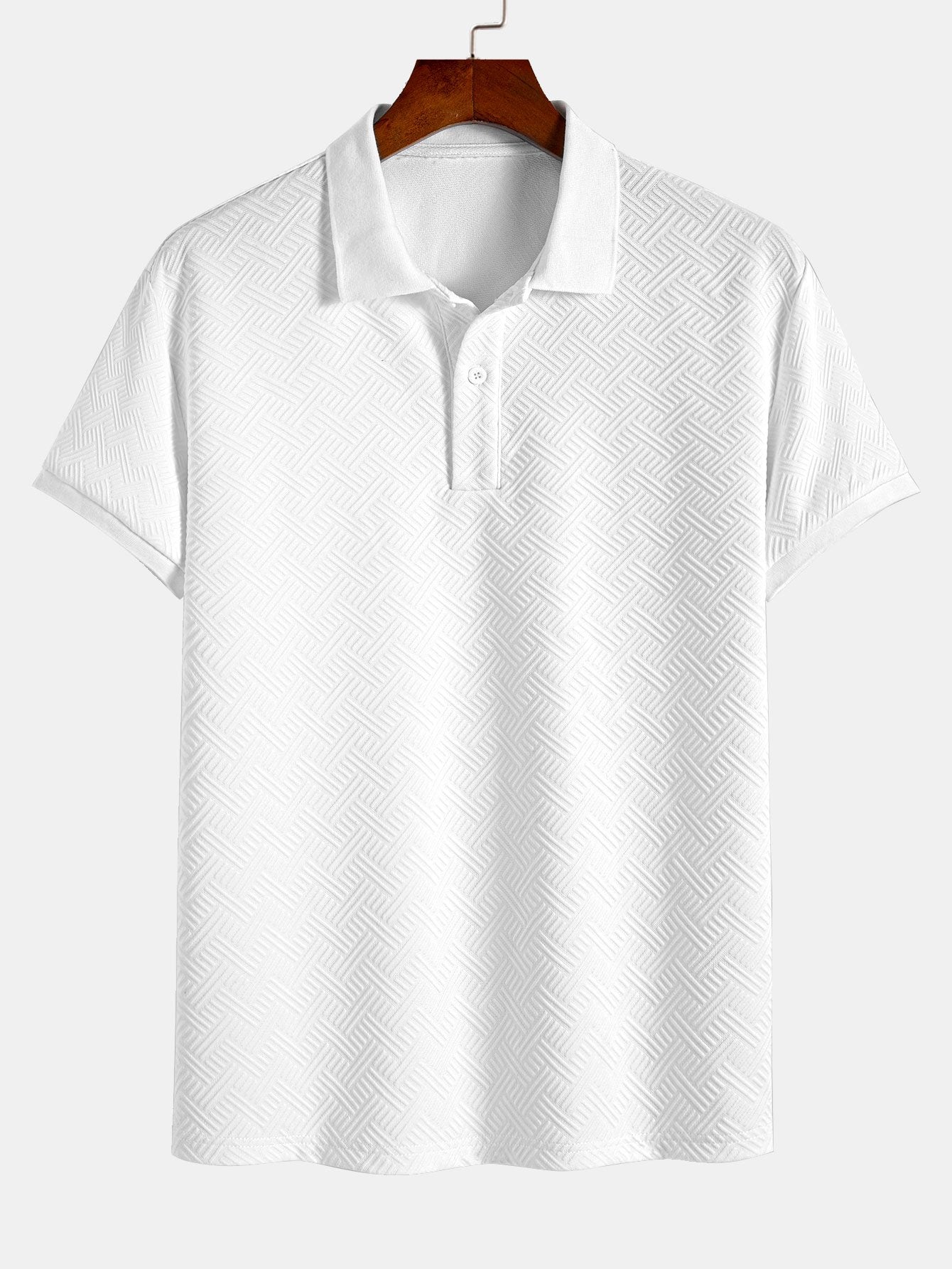 Striped Jacquard Polo