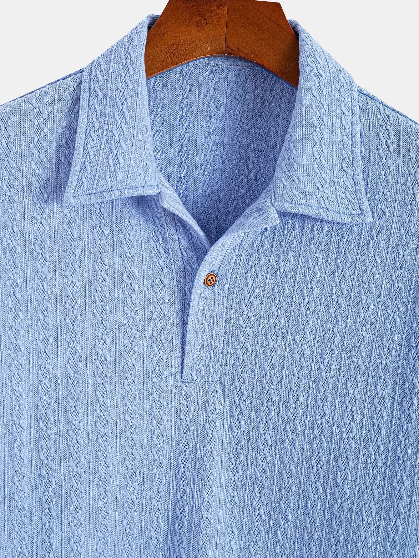 Textured Jacquard Polo