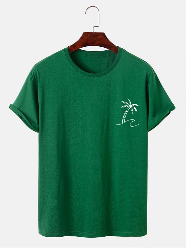 Palm Trees Print T-Shirt