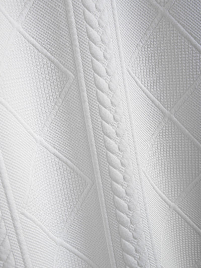 Geometric Jacquard Polo