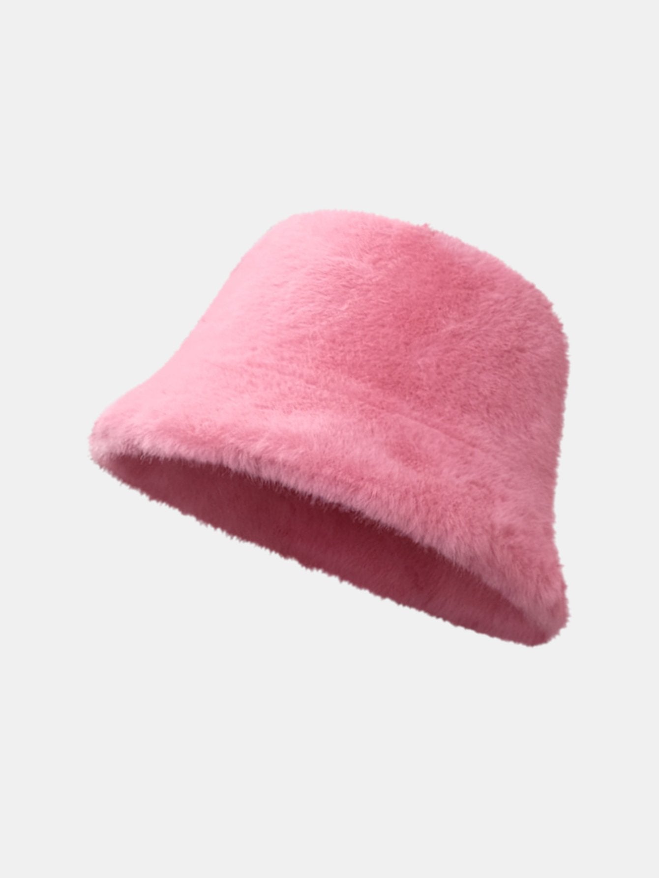 Winter Plush Warm Faux Fur Bucket Hat