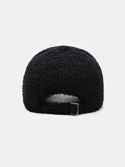 Heart Embroidery Teddy Plush Baseball Cap