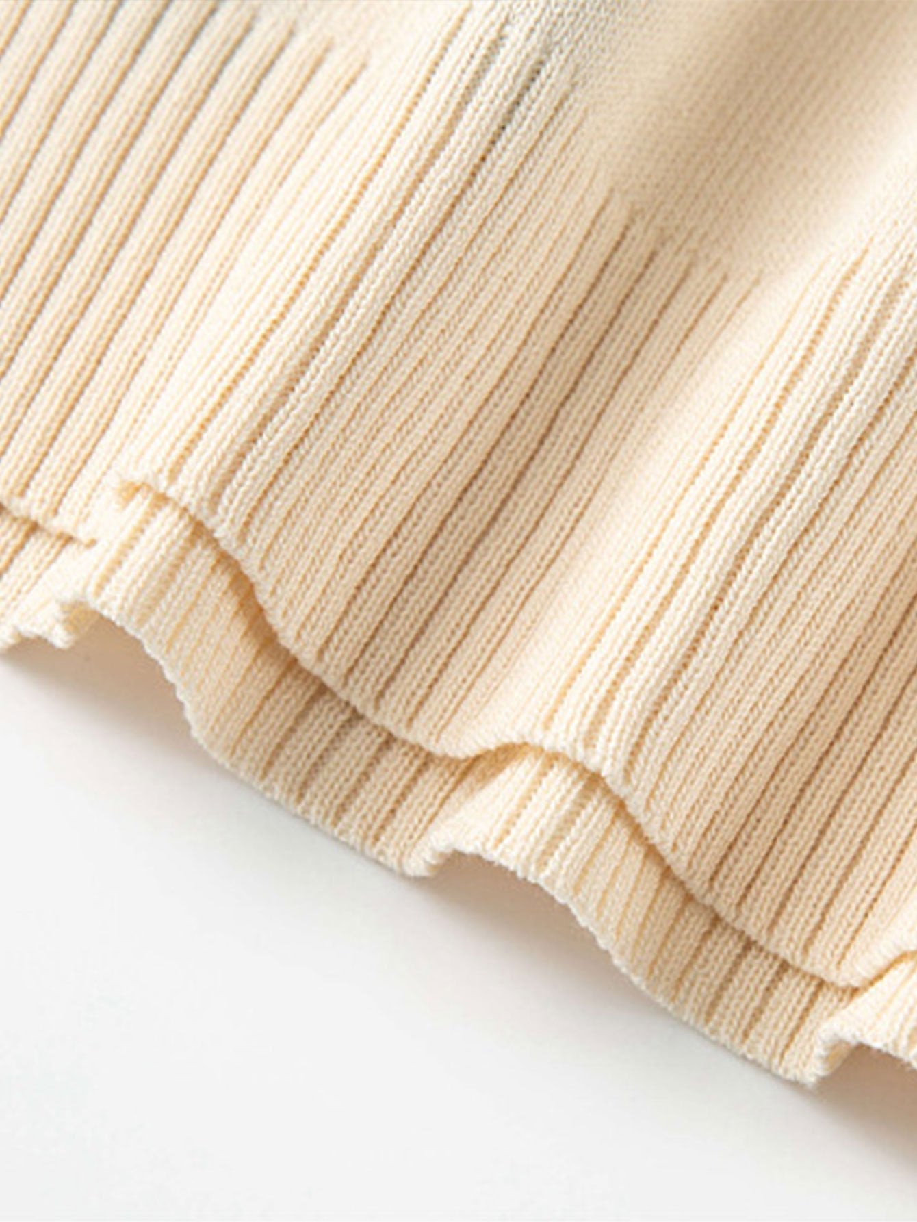 Striped Johnny Collar Sweater Polo