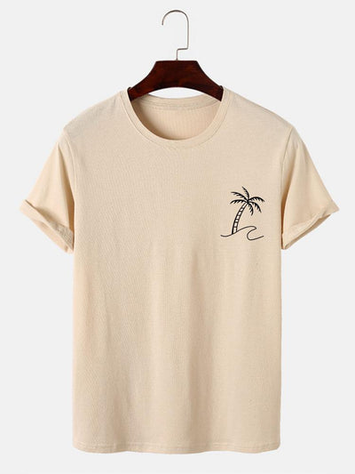 Palm Trees Print T-Shirt