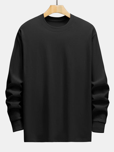 3 Pieces Basic Long Sleeve Heavy Weight T-Shirts