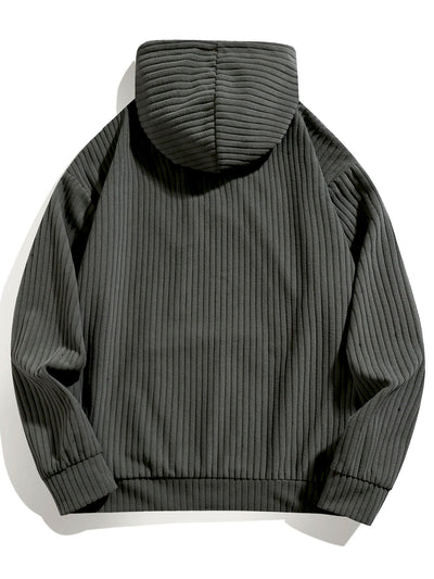 Relax Fit Corduroy Hoodie