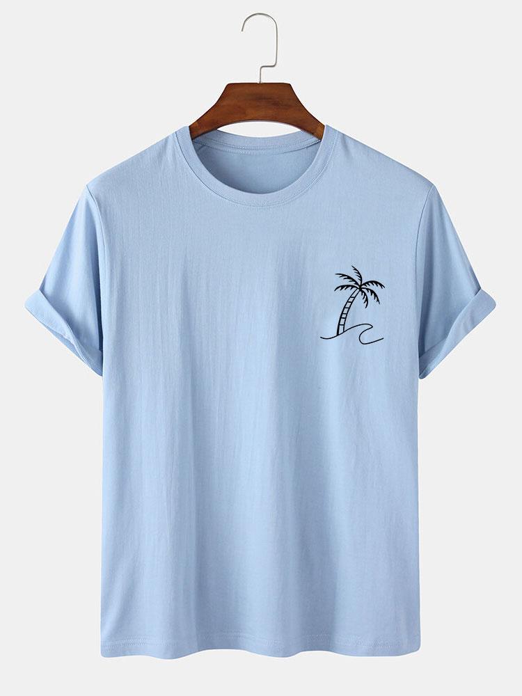 Palm Trees Print T-Shirt