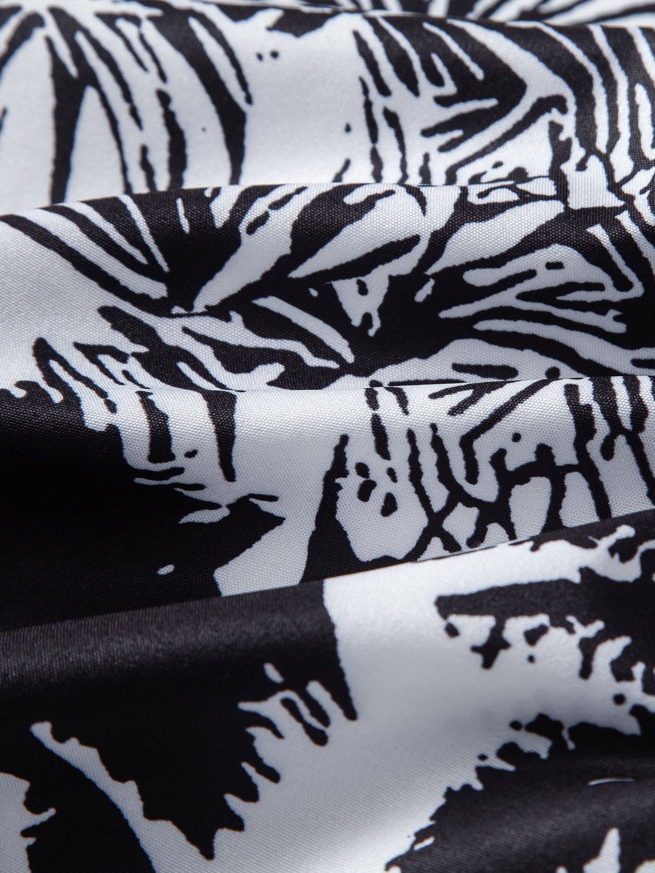 Palm Trees Print Button Up Shirt