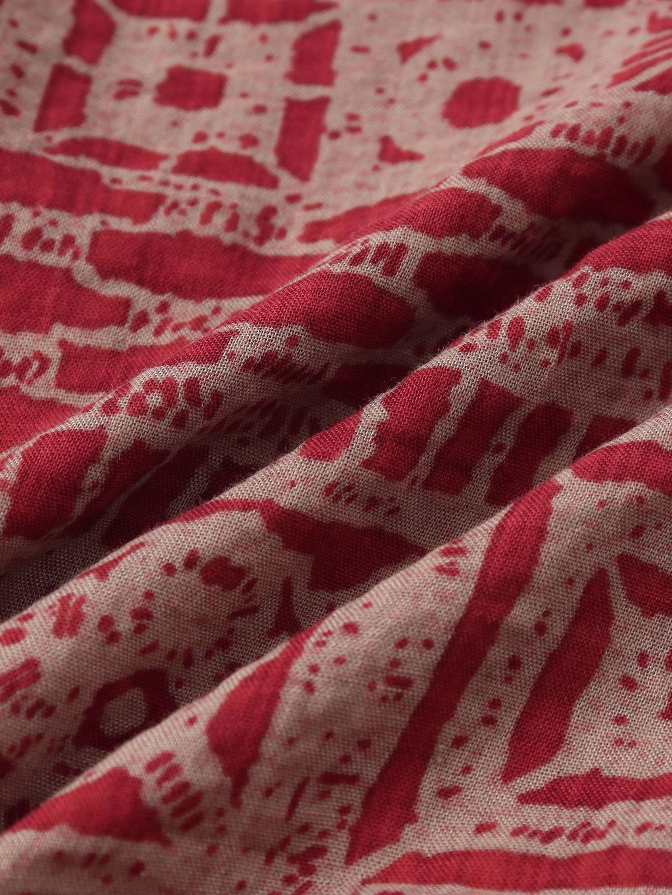 Tribal Print Button Up Shirt