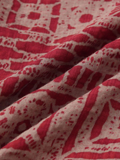 Tribal Print Button Up Shirt