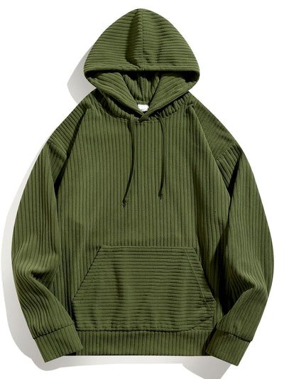Relax Fit Corduroy Hoodie