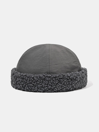 Quick Dry Plush Warm Brimless Hat