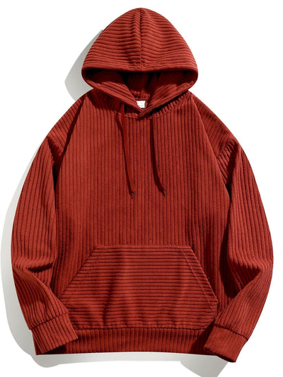 Relax Fit Corduroy Hoodie