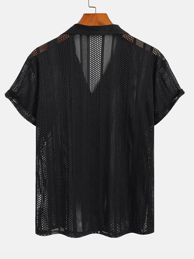 Mesh Textured Shirt