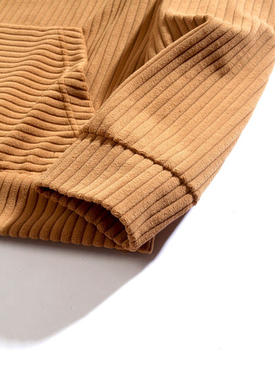 Relax Fit Corduroy Hoodie