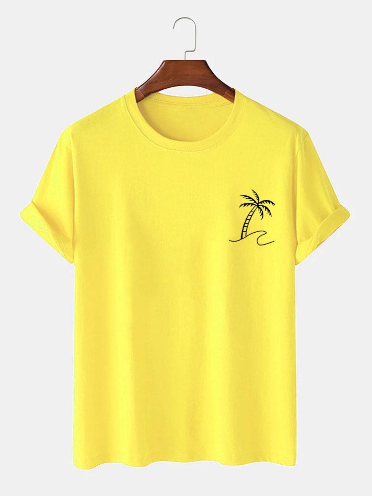 Palm Trees Print T-Shirt
