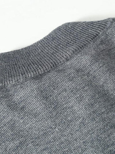 Diamond Mock Neck Quarter Zip Sweater