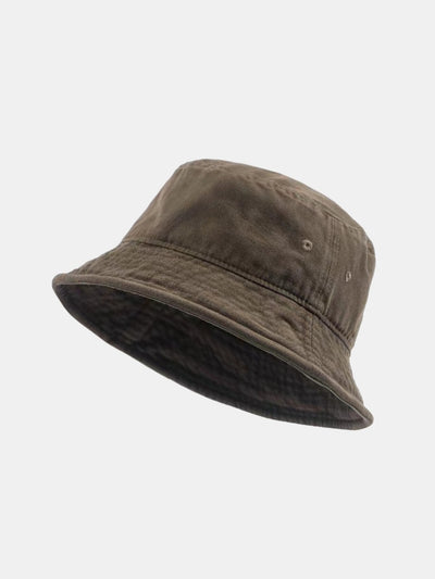 Hip Hop Solid Color Washed Distressed Bucket Hat