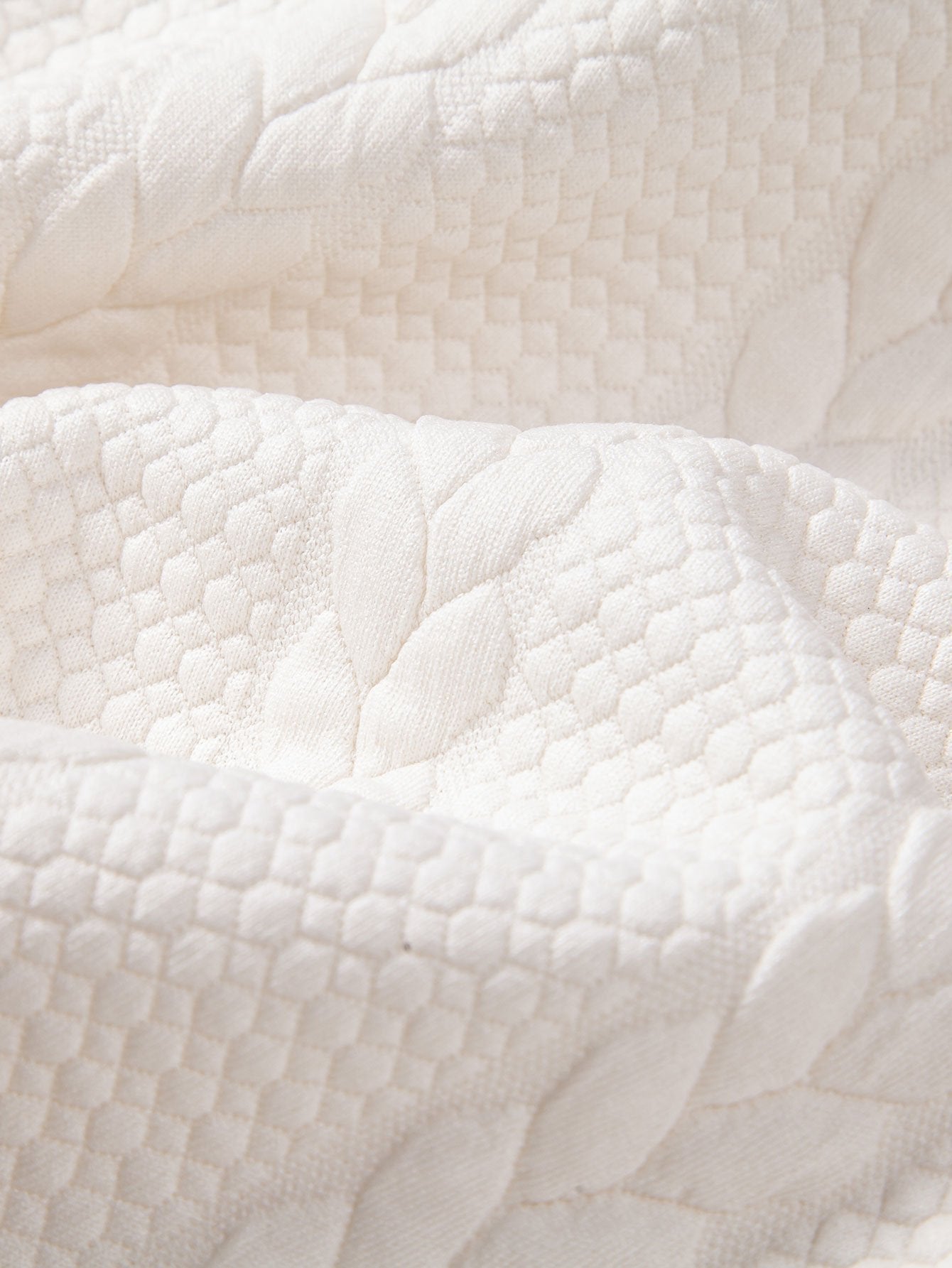 Relax Fit Wheat Jacquard Hoodie