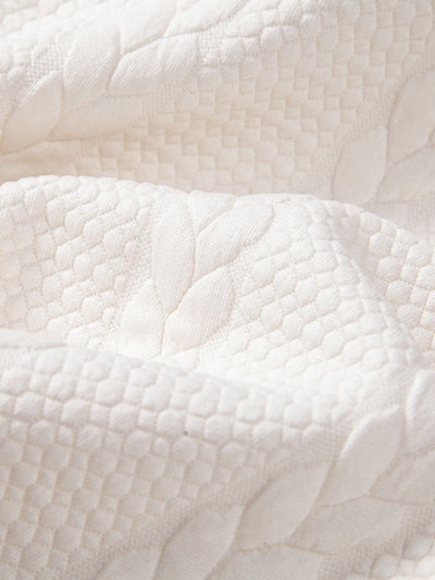 Relax Fit Wheat Jacquard Hoodie