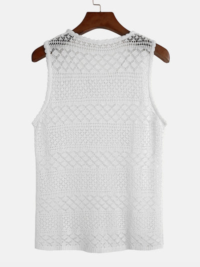 Knitted Textured Tank Top