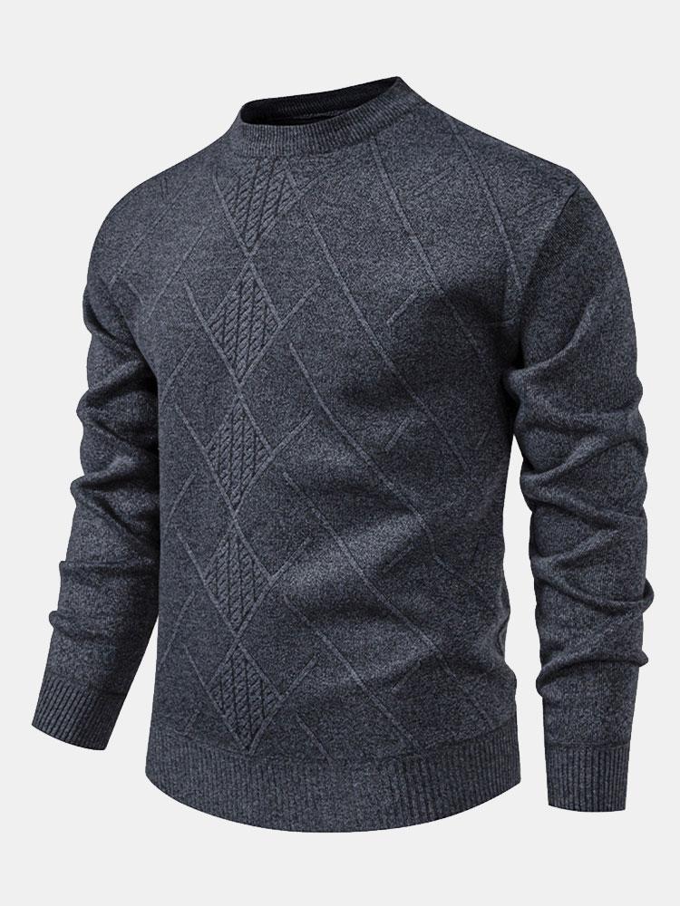 Geometric Rhombus Sweater