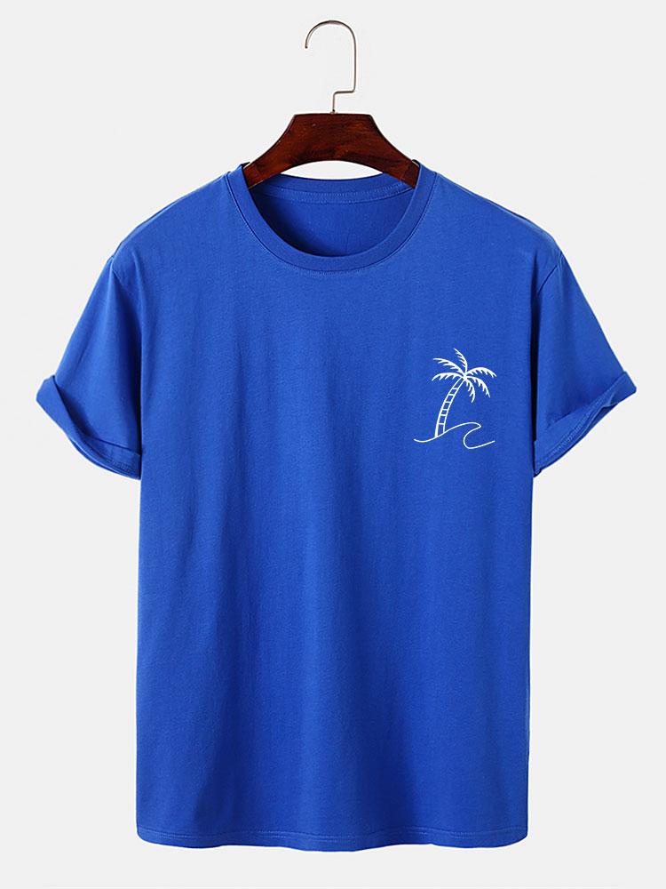 Palm Trees Print T-Shirt